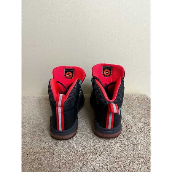 Nike Air Ndestrukt Size 4.5Y (Unisex) Gray PInk Aqua Basketball Shoes 512170-005 - Picture 5 of 7